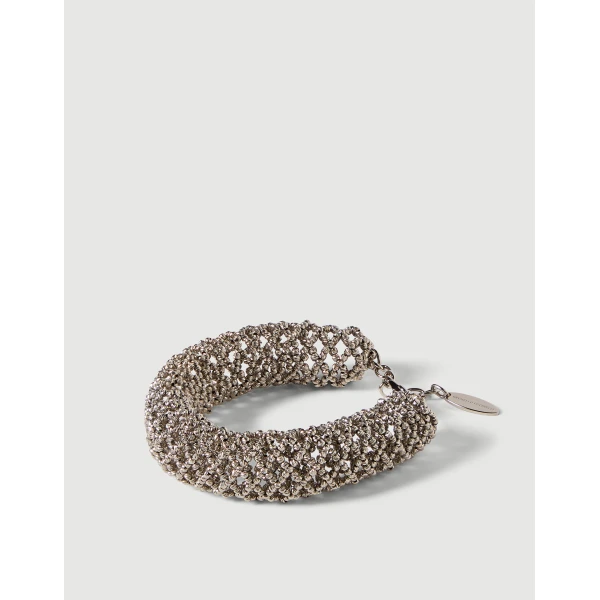 Brunello Cucinelli Silver bracelet in Silver, view 2 | Bracelets | Coveti