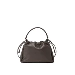 Brunello Cucinelli Small Soft Leather Mellow Bucket bag in Rust Brown
