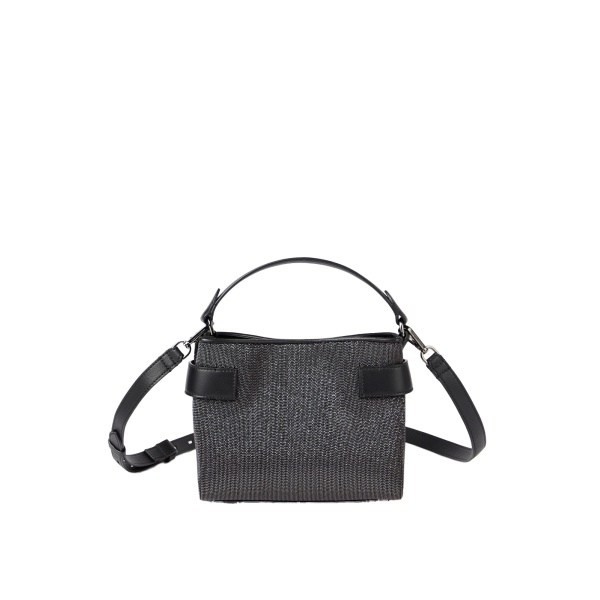 Brunello Cucinelli Small Top-Handle Essence bag in Black