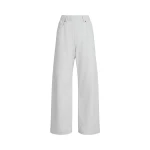 Brunello Cucinelli Smooth French terry trousers in Silver