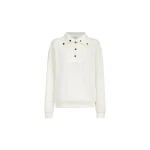Brunello Cucinelli Smooth cotton French terry sweatshirt in White