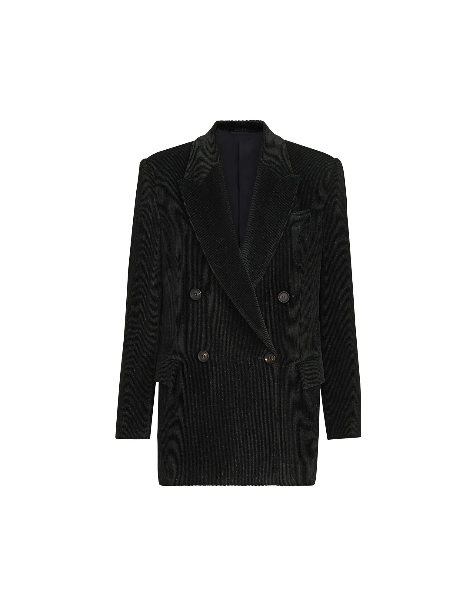 Brunello Cucinelli Sparkling corduroy blazer in Black | Buy Jackets at Coveti Brunello Cucinelli Sparkling corduroy blazer in Black