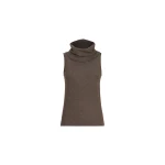 Brunello Cucinelli Sparkling jersey turtleneck top in Coffee | Tops | Coveti