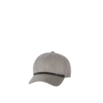 Brunello Cucinelli Sparkling pinstripe baseball cap in Silver | Hats | Coveti