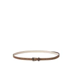 Brunello Cucinelli Sparkling textured leather belt in Hazelnut | Belts | Coveti