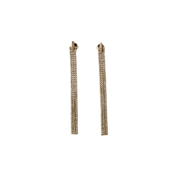 Sterling Silver cascade earrings in Gold