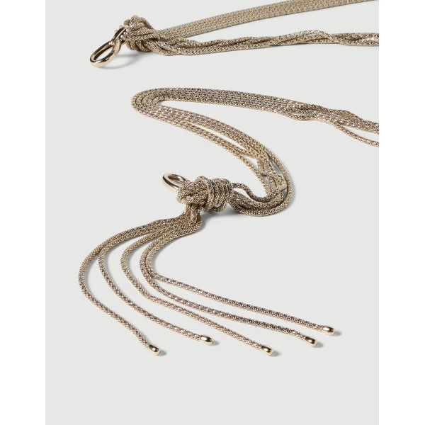 Brunello Cucinelli Sterling Silver chain in Gold, view 3 | Jewelry | Coveti