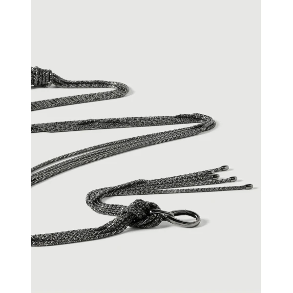 Brunello Cucinelli Sterling Silver chain in Silver, view 2 | Jewelry | Coveti