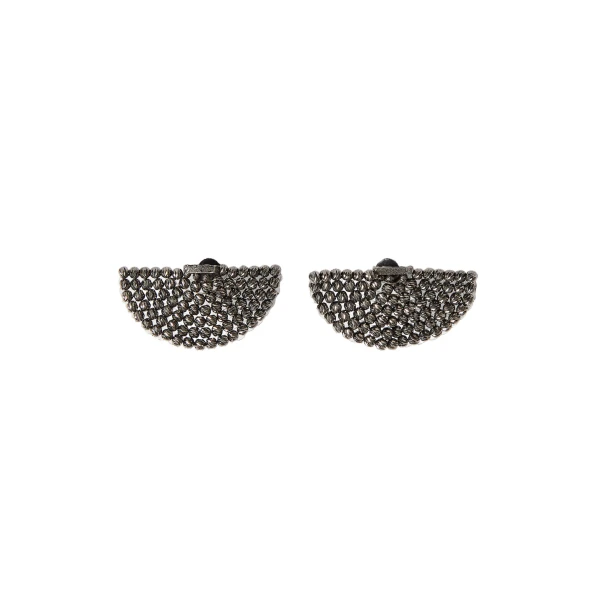 Sterling Silver earrings in Black