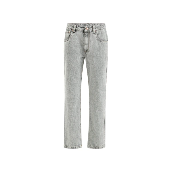 Straight trousers in Light Grey