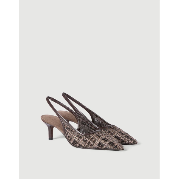 Suede City heels in Rust Brown - Image 2