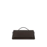 Brunello Cucinelli Suede Essence clutch bag in Pepper