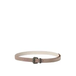 Brunello Cucinelli Suede belt with shiny loop in Light Brown | Belts | Coveti