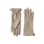 Brunello Cucinelli Suede gloves with monili in Beige | Gloves | Coveti