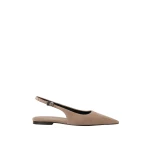 Brunello Cucinelli Suede slingback flats in Brown