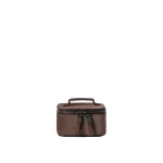 Brunello Cucinelli Suede small jewelry box in Cappuccino | Accessories | Coveti