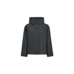 Brunello Cucinelli Taffeta outerwear jacket with monili in Blue