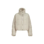 Brunello Cucinelli Techno cotton taffeta down jacket in Sand