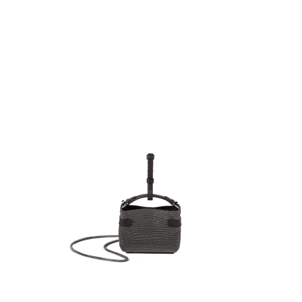 Top-Handle Essence micro bag in Anthracite