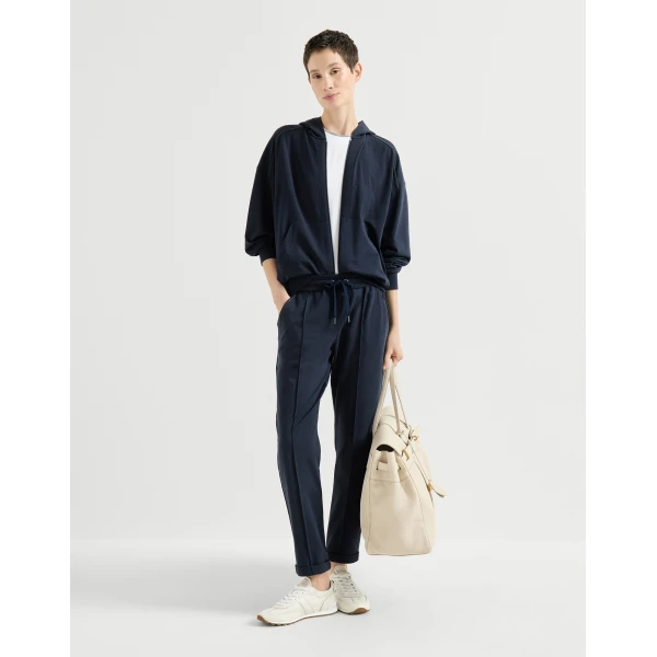 Track trousers with monili in Blue - Image 6