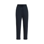 Brunello Cucinelli Track trousers with monili in Blue
