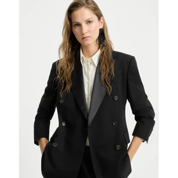 Tuxedo Jacket in Black - Image 5