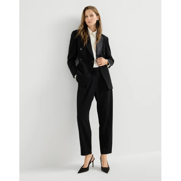 Tuxedo trousers in Black - Image 5