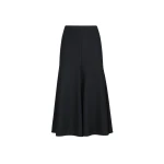 Brunello Cucinelli Twill Flute skirt in Black | Skirts | Coveti