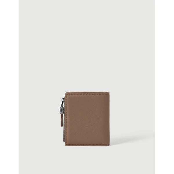 Brunello Cucinelli Wallet in Brown Gianduia, view 2 | Wallets & Purses | Coveti