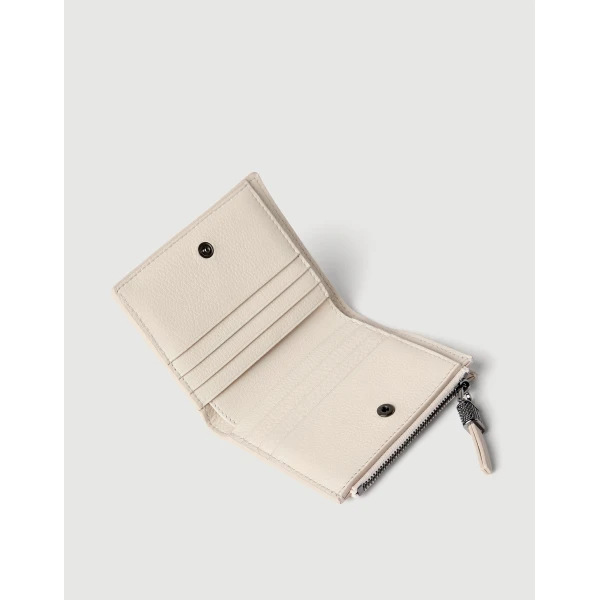 Brunello Cucinelli Wallet in Ivory, view 3 | Wallets & Purses | Coveti