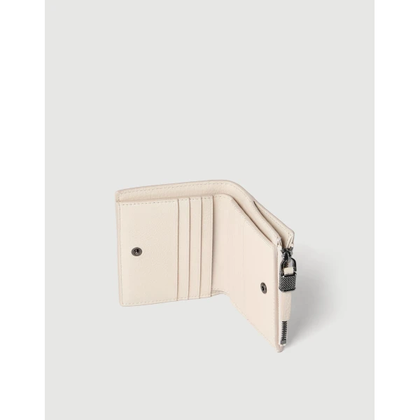 Brunello Cucinelli Wallet in Ivory, view 4 | Wallets & Purses | Coveti