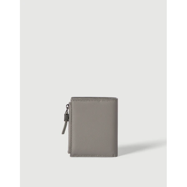 Brunello Cucinelli Wallet in Stone Grey, view 2 | Wallets & Purses | Coveti