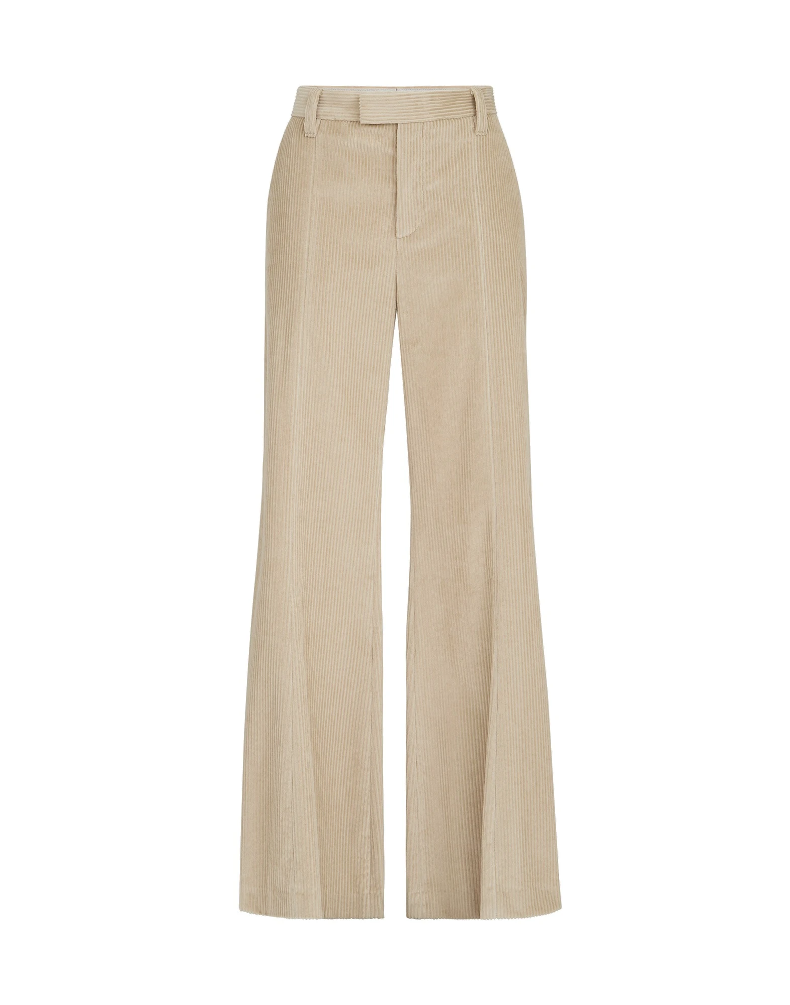 Brunello Cucinelli Wide flare trousers in Cream Brunello Cucinelli