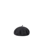 Brunello Cucinelli Wool beret in Lignite Grey | Hats | Coveti