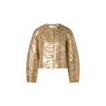 By Malina Abigail Jacket in Savannah Metallic | Jackets | Coveti