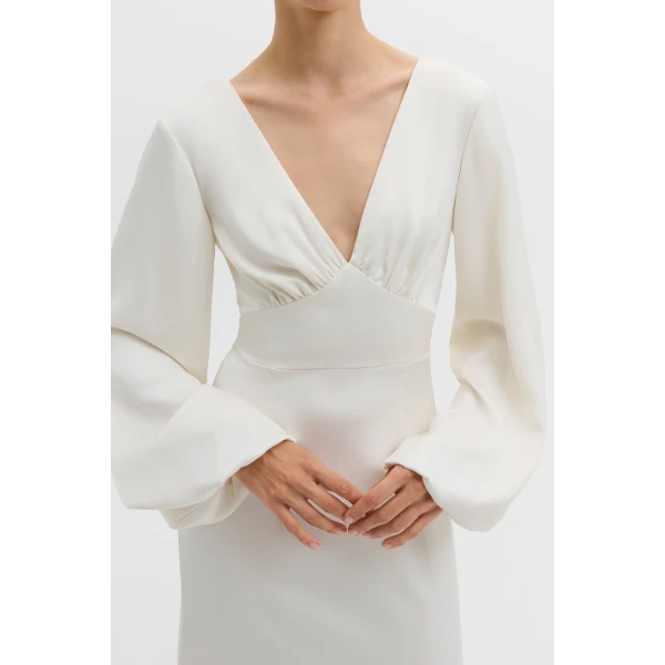 By Malina Addie Gown in Cream | Wedding Dresses | Coveti