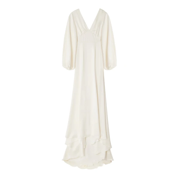 By Malina Addie Gown in Cream | Wedding Dresses | Coveti