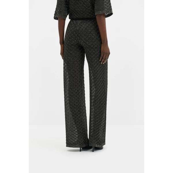 By Malina Alissa Pants in Black Metallic | Pants | Coveti