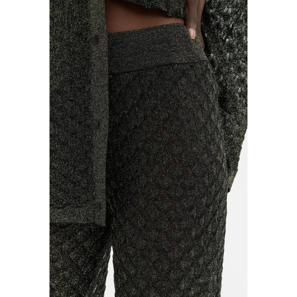 By Malina Alissa Pants in Black Metallic | Pants | Coveti