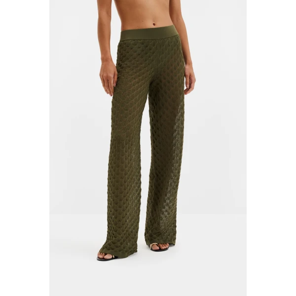 By Malina Alissa Pants in Dusty Olive | Pants | Coveti