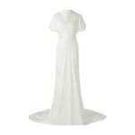 By Malina Alivia Gown in Cream | Wedding Dresses | Coveti