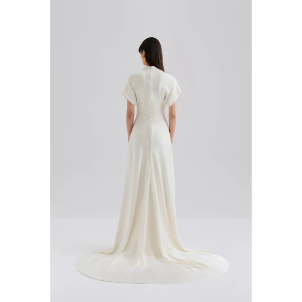 By Malina Alivia Gown in Cream | Wedding Dresses | Coveti