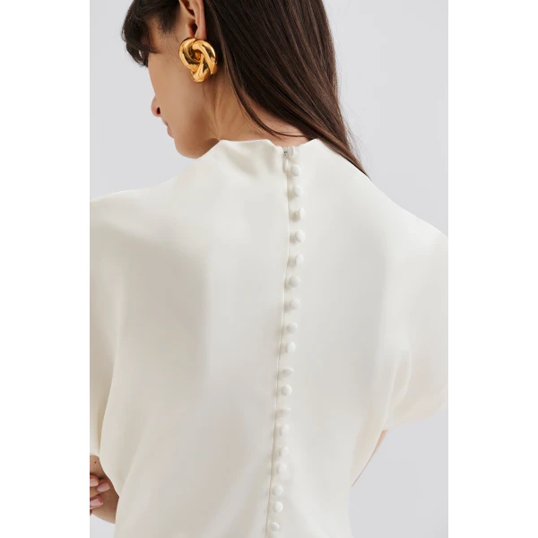 By Malina Alivia Gown in Cream | Wedding Dresses | Coveti