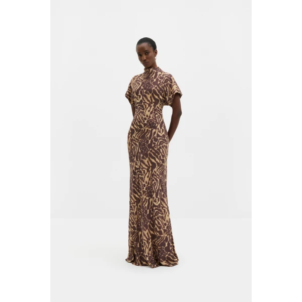 By Malina Alivia Maxi Dress in Savannah | Maxi Dresses | Coveti