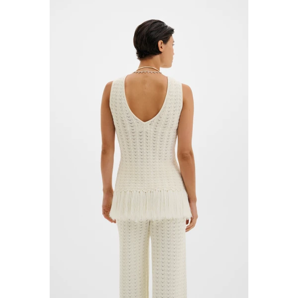 By Malina Amal Top in White | Tops | Coveti