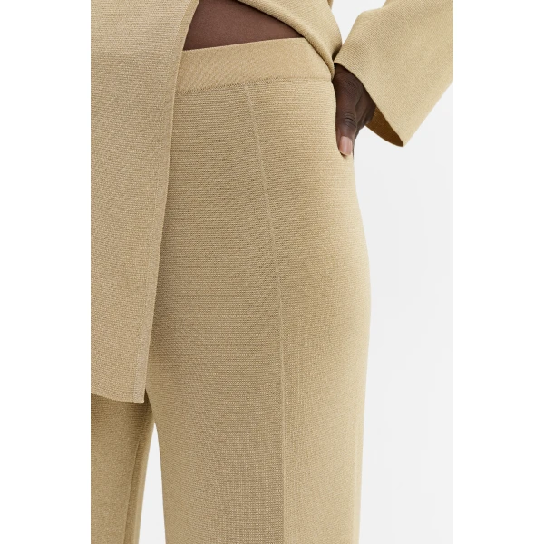 By Malina Ammie Pants in Pale Gold | Pants | Coveti