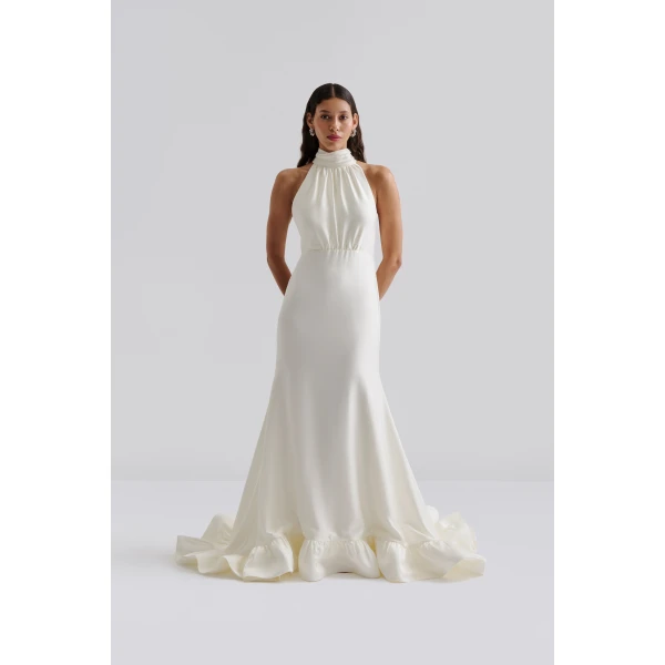 By Malina Angeline Gown in Cream | Wedding Dresses | Coveti