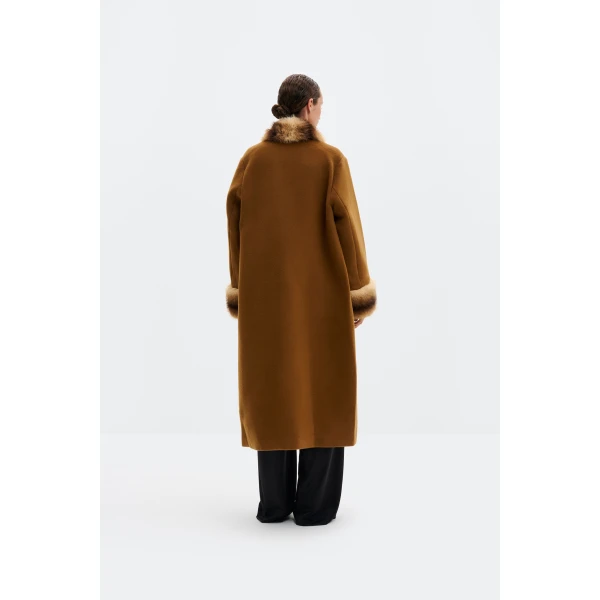 By Malina Anouk Yve Coat in Camel Anouk Yve | Coats | Coveti