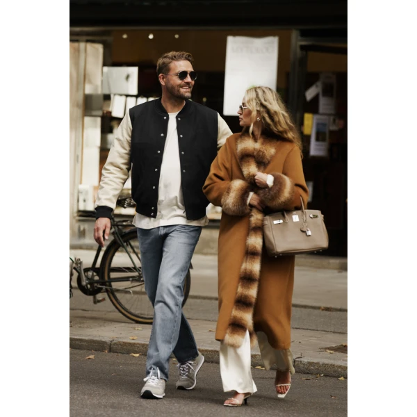 By Malina Anouk Yve Coat in Camel Anouk Yve | Coats | Coveti