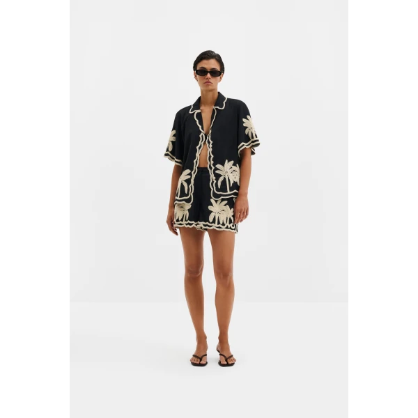 By Malina Armida Shirt in Black | Shirts | Coveti